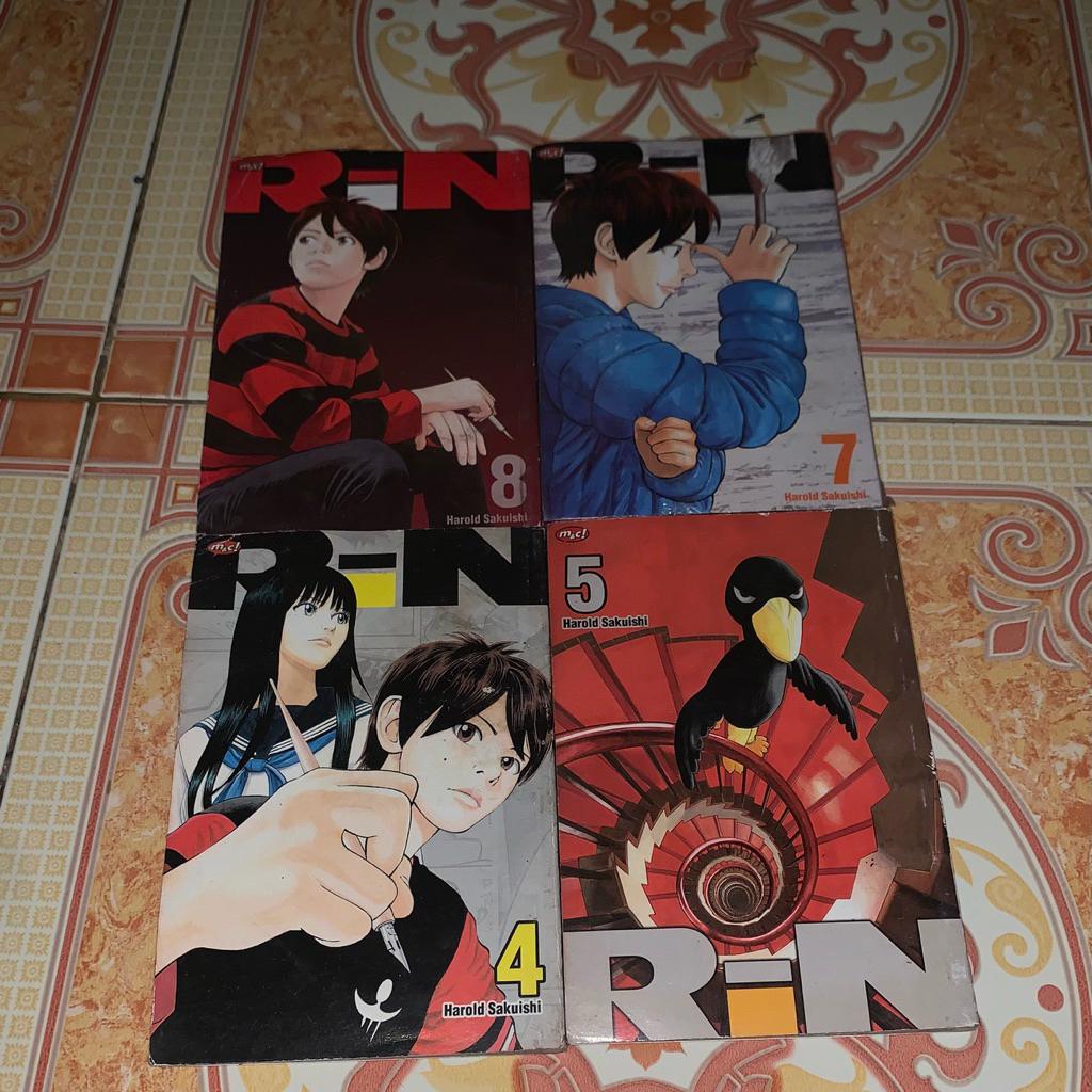 Komik RIN (manga) karya Harold Sakuishi Vol. 4, 5, 7, 8 (Edisi Indonesia)