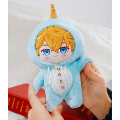 Boneka Plush Dress Up Doll Tartaglia Childe 20 cm Omodoki Genshin Impact Preloved Ready Stock + Bonu