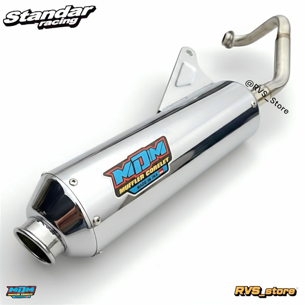 Knalpot Standar Racing MDM Beat fi Beat karbu Vario 125 Mio sporty Scoopy fi Beat deluxe Vario 110 S