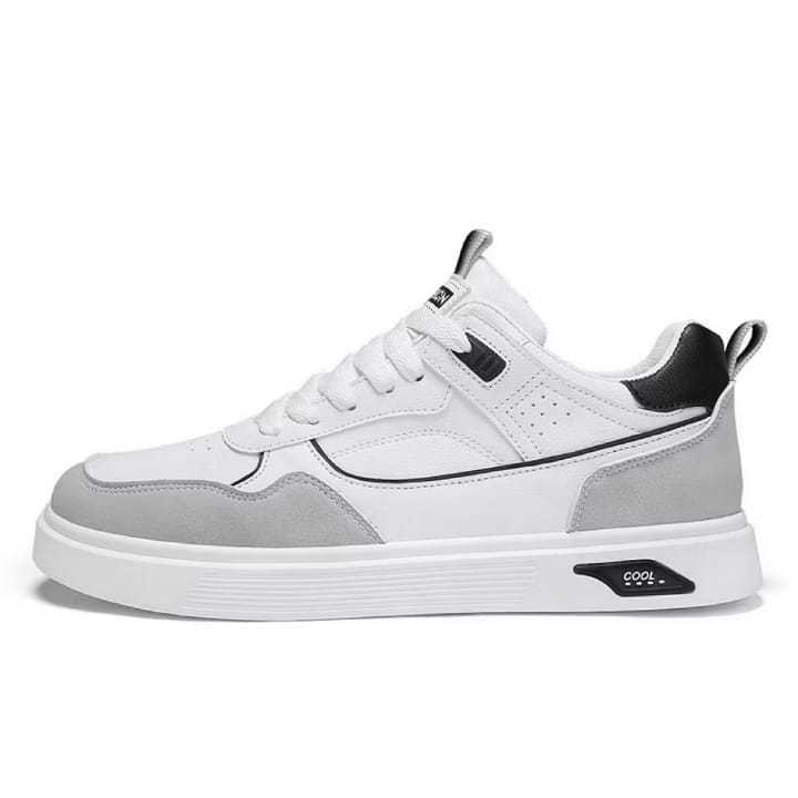 Sepatu Cowok Cewek Dewasa Putih Abu Casual