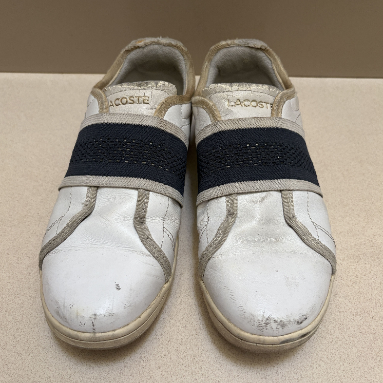 Lacoste | Sepatu Pantofel Kulit Wanita | Warna Putih | Prelove