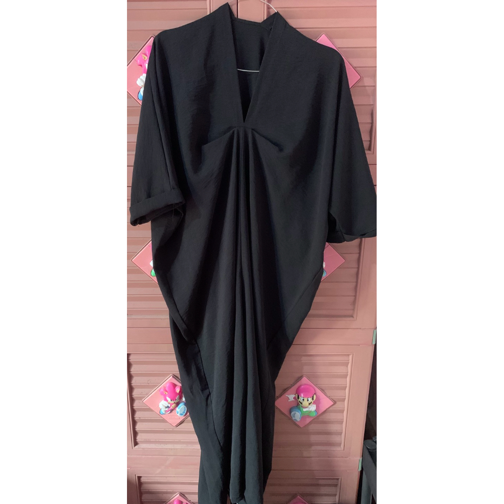 PL KAFTAN HITAM POLOS