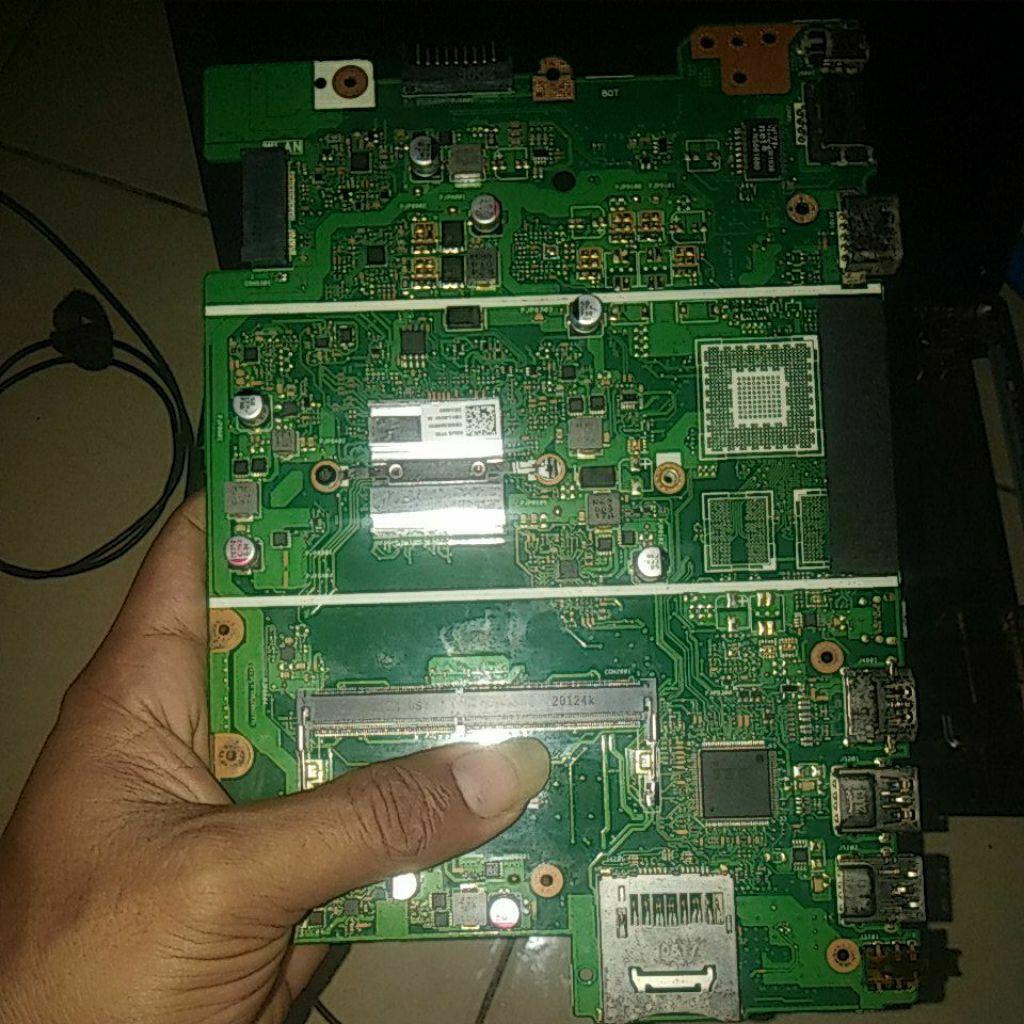 Motherboard Asus X441M Mobo Asus X441MA RAM 4 Tiba Tiba Indikator Mati