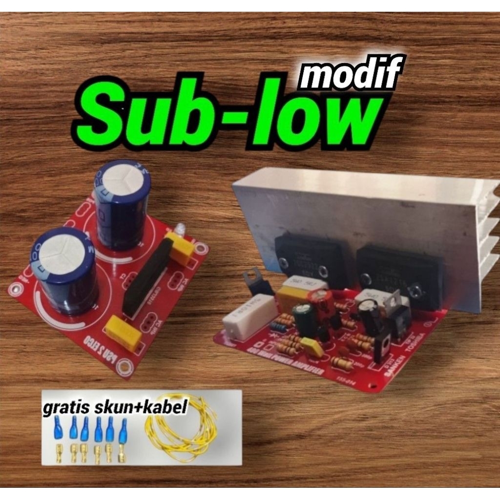 [paket rakit modif series]power Sanken mono+PSU siap pakai