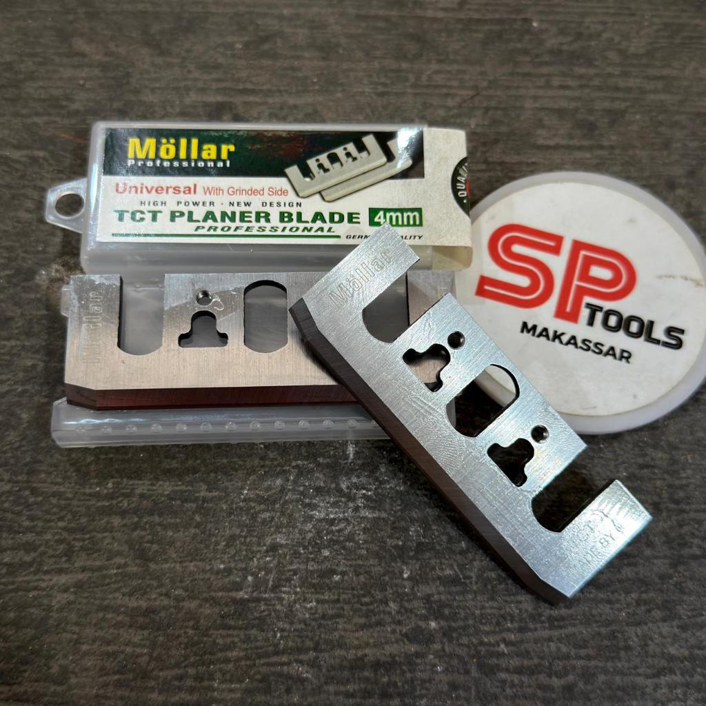 MATA PISAU KETAM / PISAU PLANER PLANNER SUGUH SERUT KAYU 82MM X 4MM TCT INTAN MOLLAR