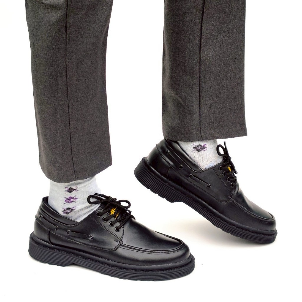 Sepatu Pria Forma Wlf Zapato Full Black Sepatu Kerja Resmi Terbaru