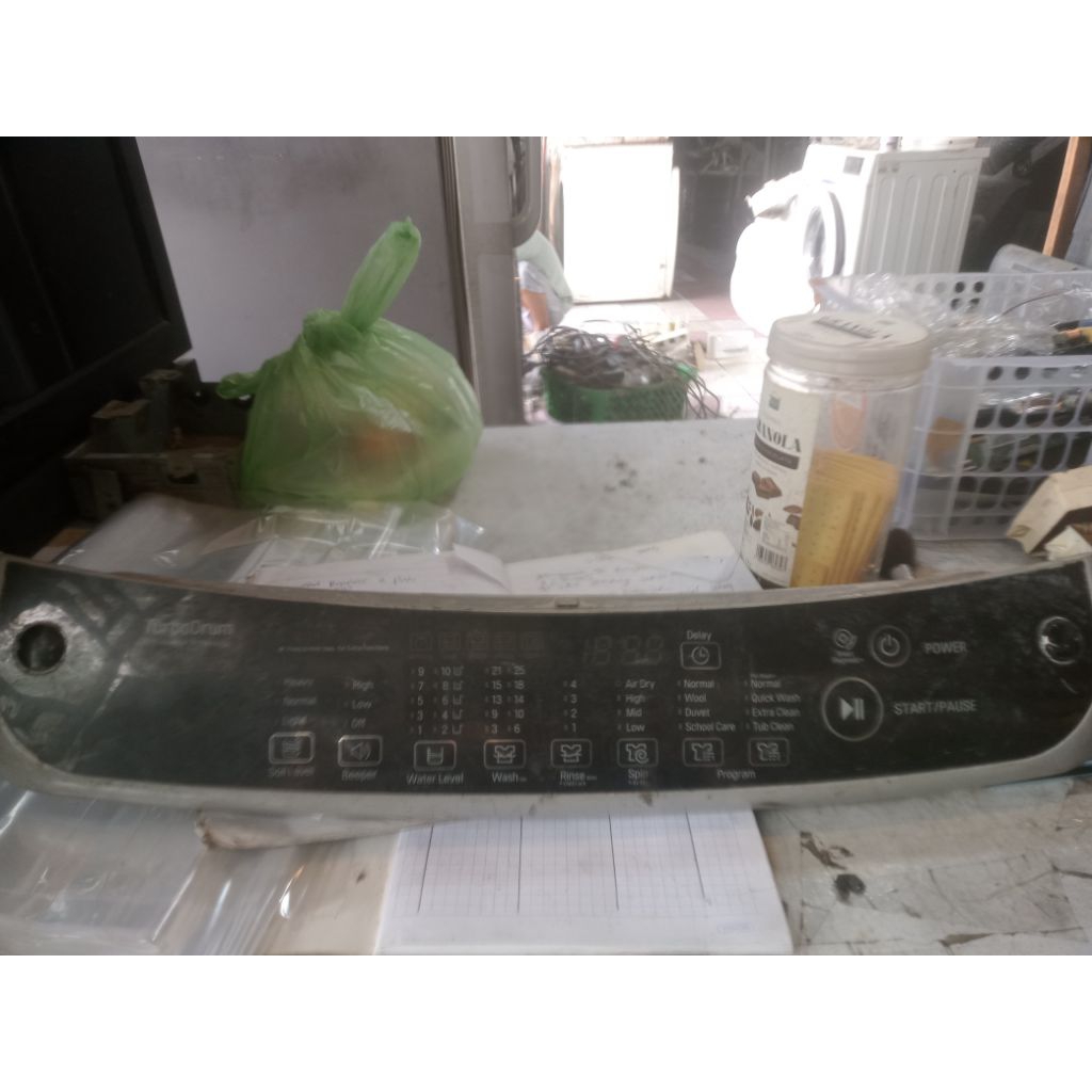 cover mesin cuci LG top loading