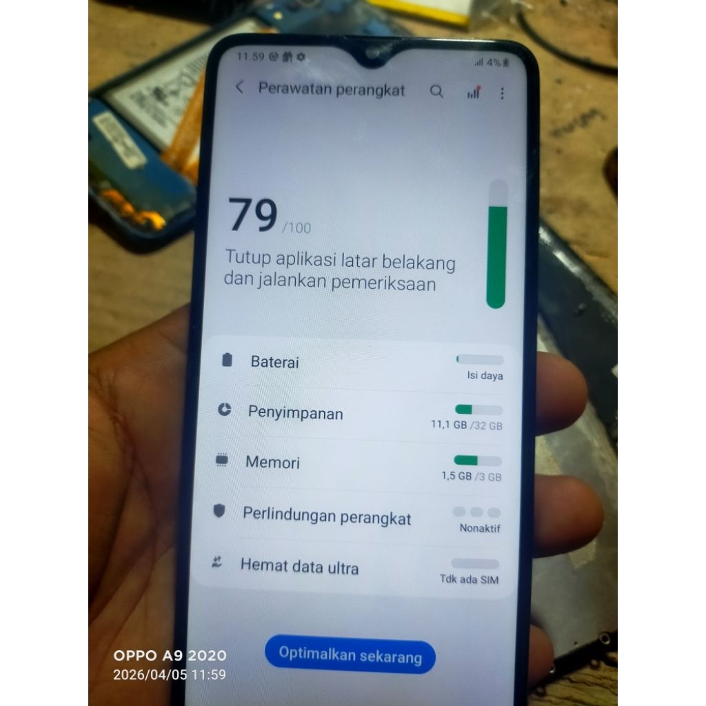 MESIN SAMSUNG A20s RAM 3/32 NORMAL JAYA