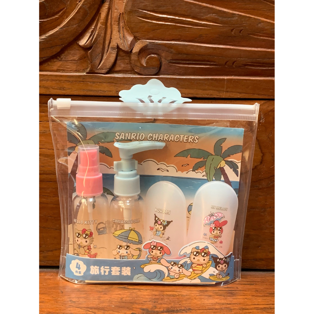 Sanrio Travel Kit Set Botol Lucu / Travel Kit Set Bottle Sanrio