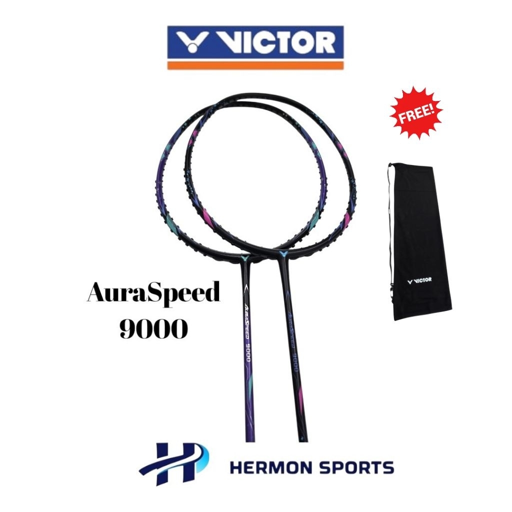 Raket Victor Auraspeed 9000 Original