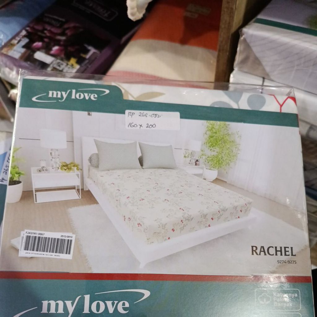 sprei my love uk. 160x200 tinggi 30