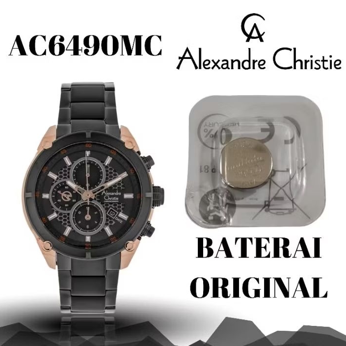 BATERAI JAM ALEXANDRE CHRISTIE ORIGINAL AC6490MC