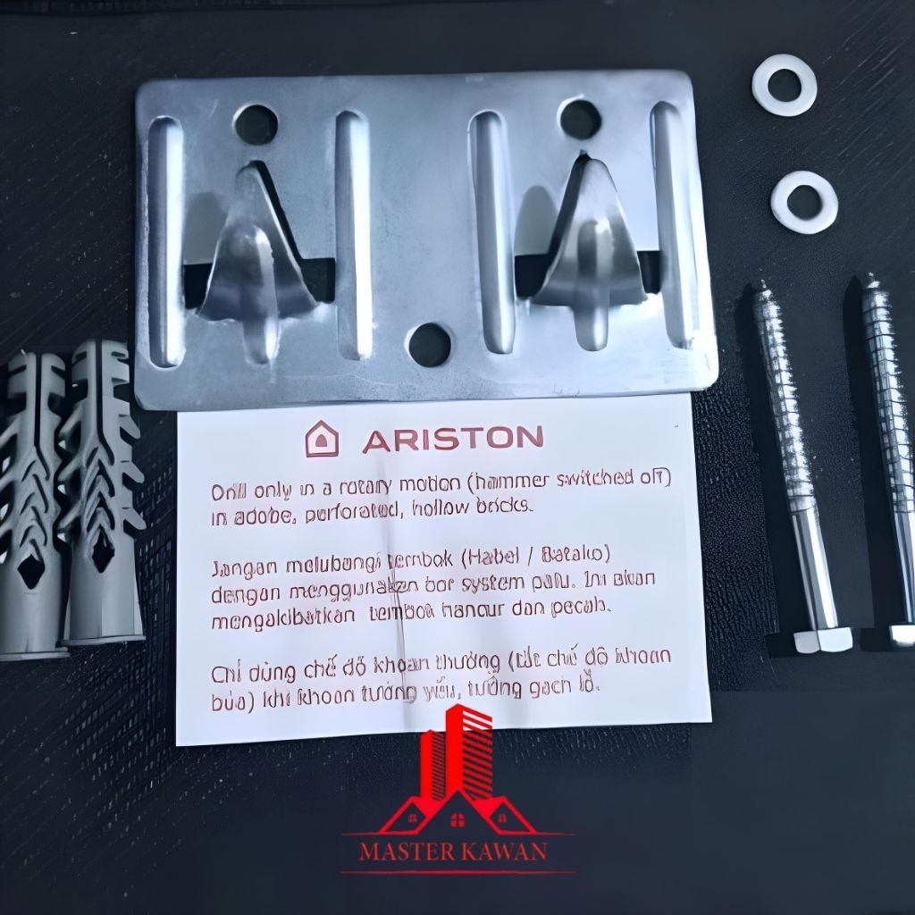 Bracket Water Heater Ariston 10 L / 15 L / 30 Liter / Gantungan Braket Ariston Water Heater