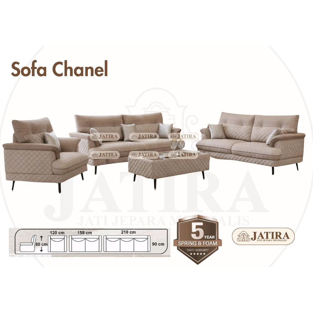 Sofa Chanel | Sofa Ocean Mewah Palembang