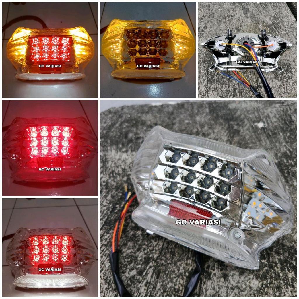 Stoplamp LED Mio Sporty Mio Smile 12 LED Stop 16 LED Standby 18 LED Sen Stoplamp Mio Sporty/Smile To