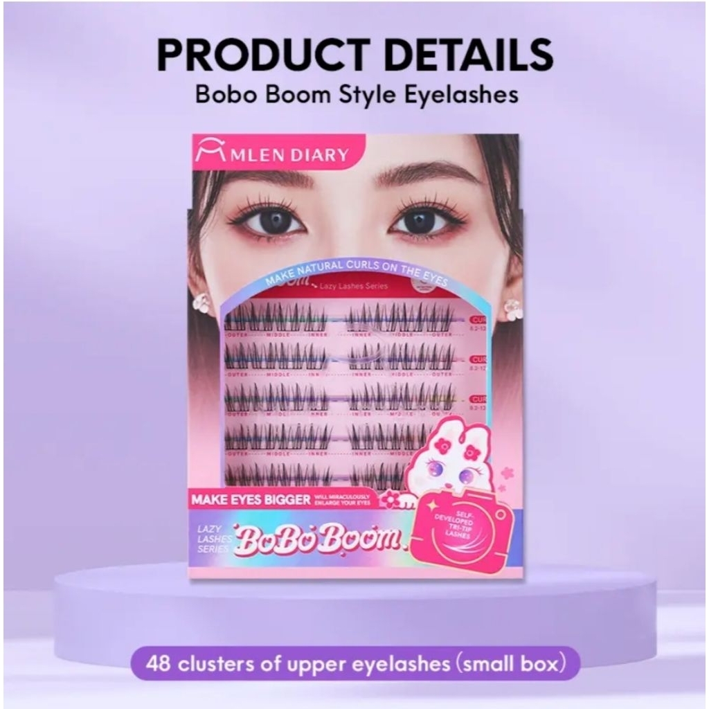 BY.FAST-Mlen Diary Eyelash Bobo Boom Small