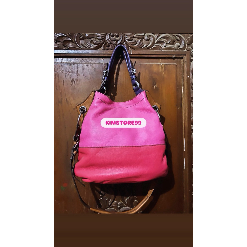 Preloved Oryany Victoria Colorblock leather hobo bag