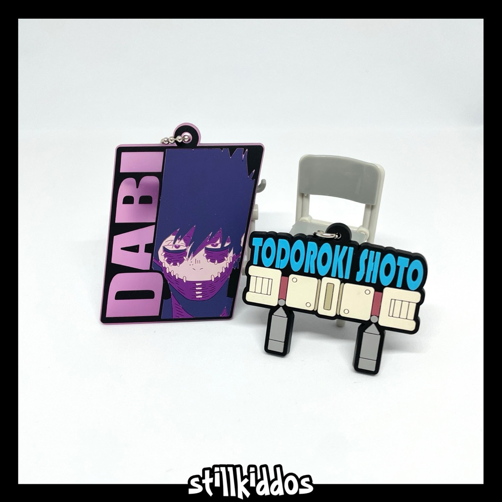 OFFICIAL MERCHANDISE [ My Hero Academia ]  rubber keychain gantungan kunci boku no hero dabi shoto o