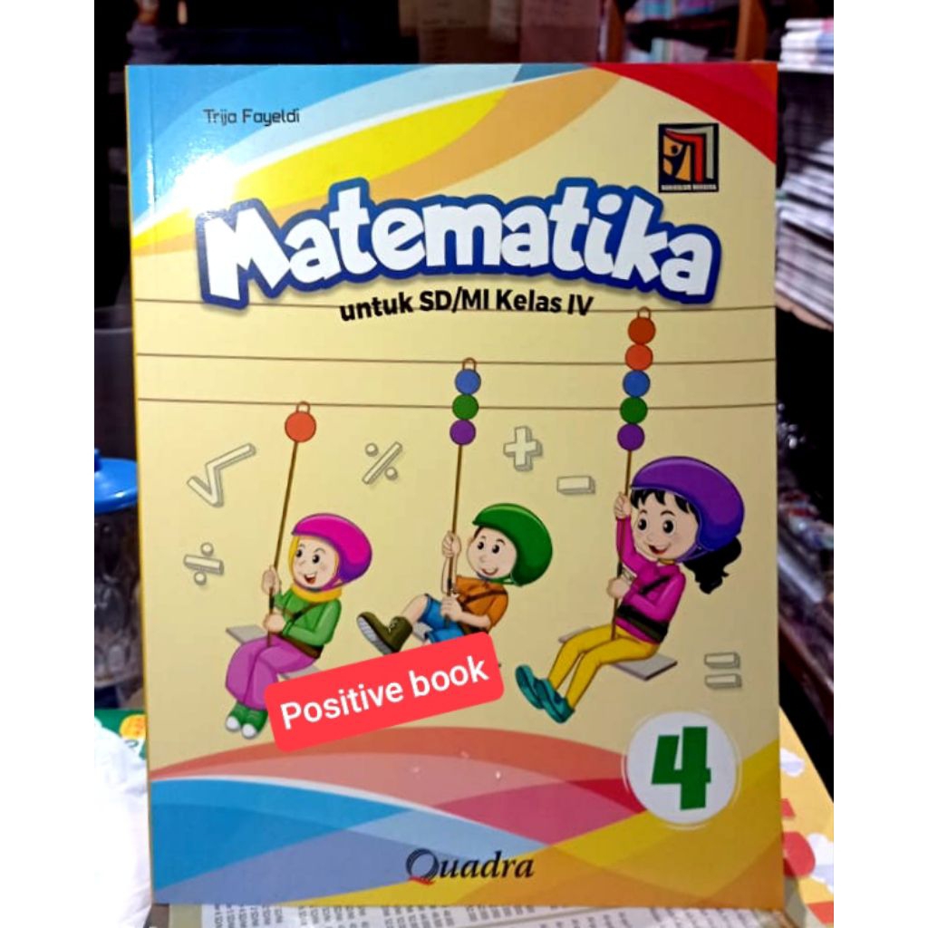 Buku Matematika Kelas 4 SD Kurikulum Merdeka Quadra