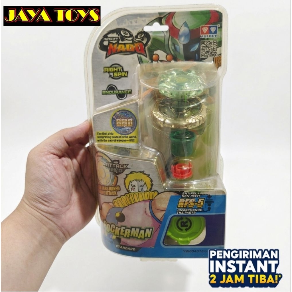 Infinity Nado - Pockerman Standard Edition - Gasing Petarung Original Auldey