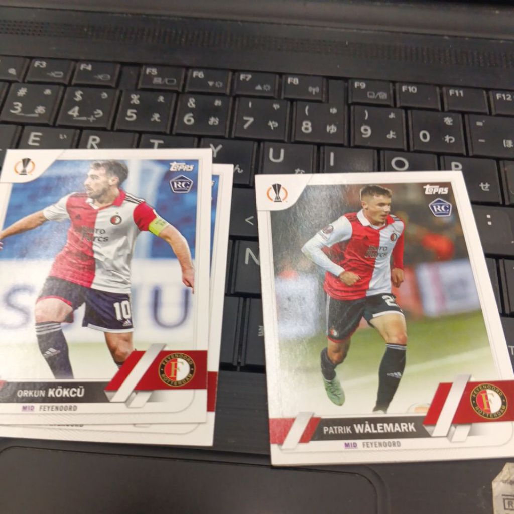 Kartu bola topps ucc 2023 Feyenoord