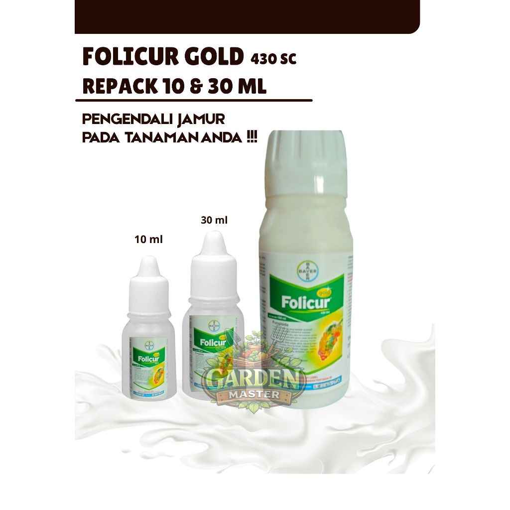 (REPACK/KEMAS ULANG) Fungisida Folicur Gold 430 SC Kemasan 10/30 ML