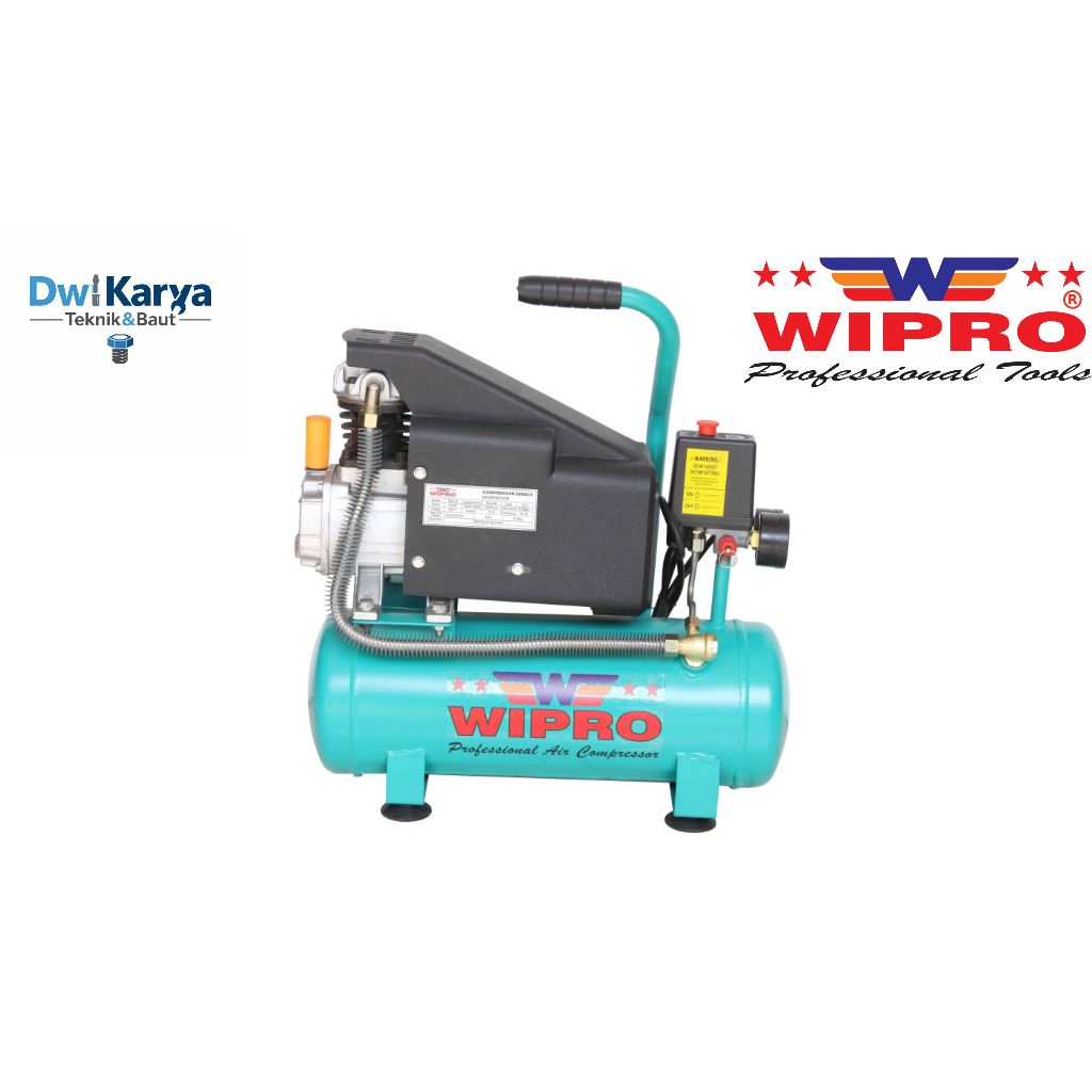 Kompresor Angin 24 Liter WIPRO GEMINI 240 1Hp