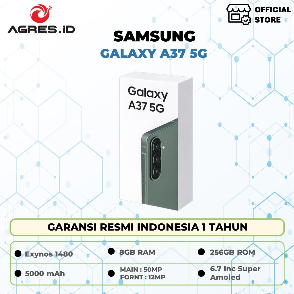 Samsung Galaxy A37 ORIGINAL 5G 8GB/256 GARANSI RESMI