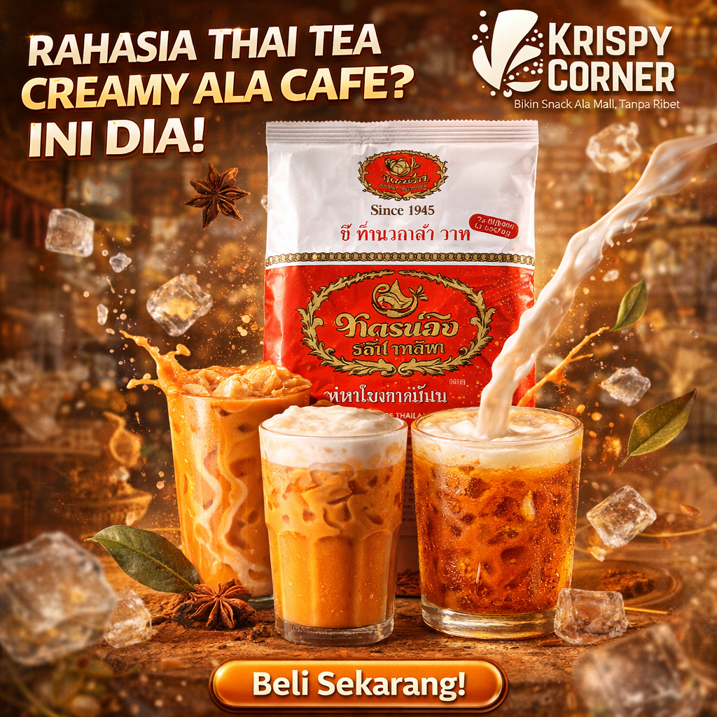 Chatramue Thai Tea 400gr Original | Bubuk Thai Tea Premium Thailand | Minuman Viral Thai Tea