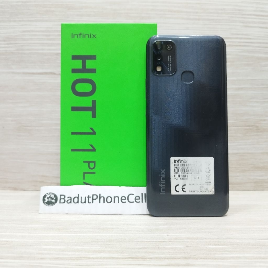 INFINIX HOT 11 PLAY 4/64 GB HANDPHONE SECOND BEKAS FULLSET