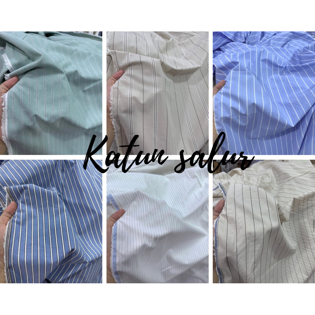 kain katun salur - katun import - katun uniqlo - katun garmen - kain katun meteran