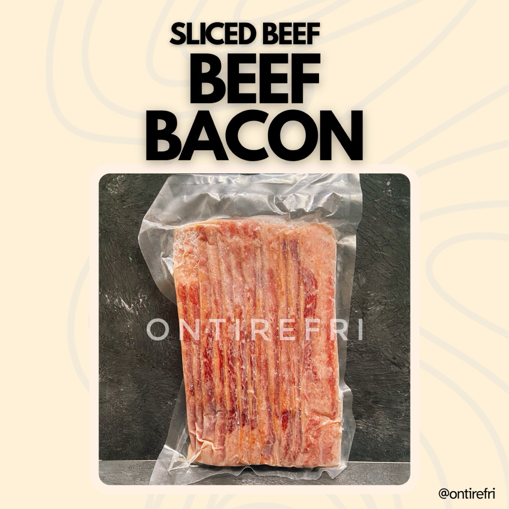 Beef Bacon - 500gr / Bacon Sapi Asap