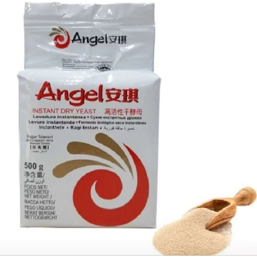 Ragi Instan Angel 500g - Fermentasi Cepat, Ekonomis, Tekstur Roti Lebih Baik