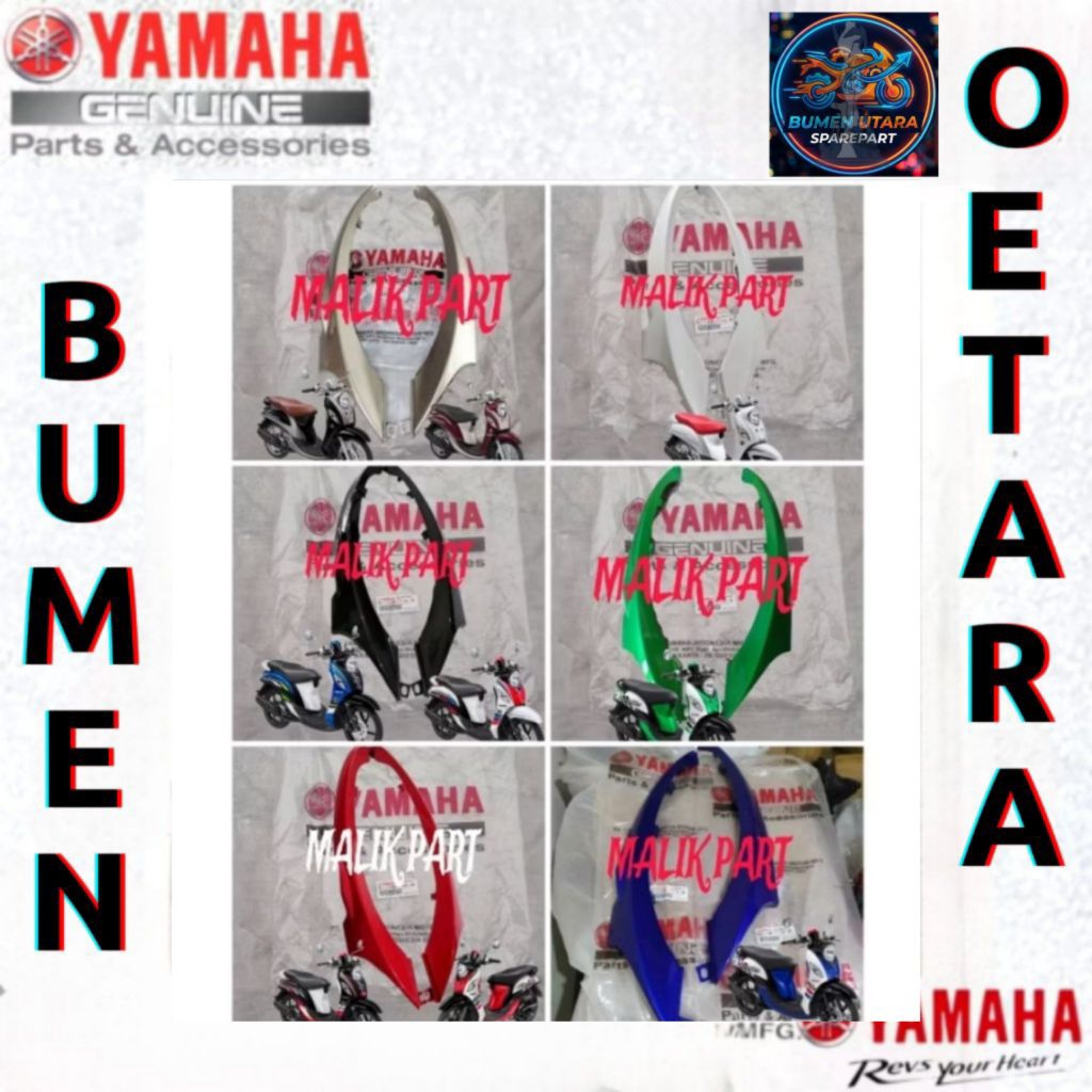 COVER UNDER 1YD-F8395-00-P 1YD-F837D-00-P COVER SIDE BODY BAWAH FINO FI 115  2014-2015 ORIGINAL PART