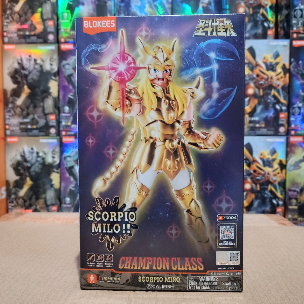 Blokees Saint Seiya Champion Class Scorpio Miro 75004 - Blokees figures Saint Seiya CC 03