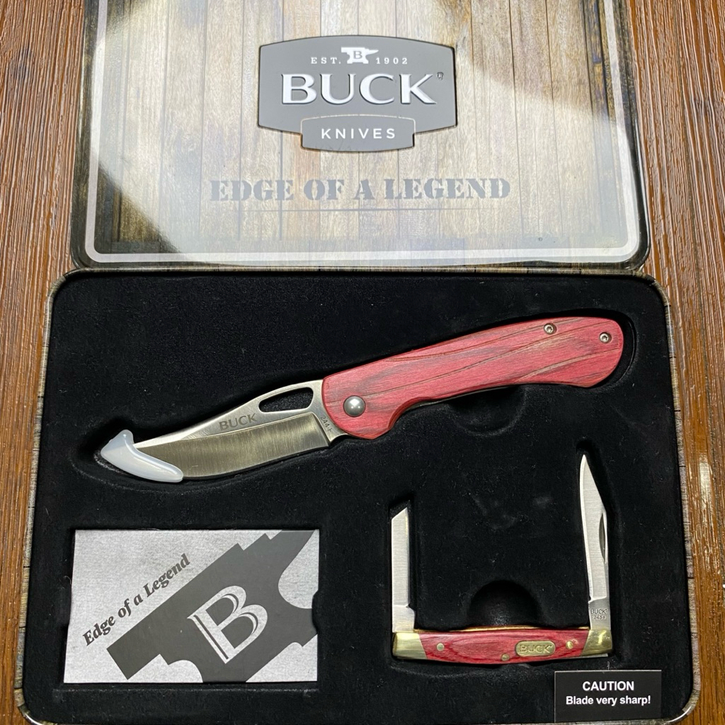 Buck Knives Limited Edition Gift Set Folding Knife Combo