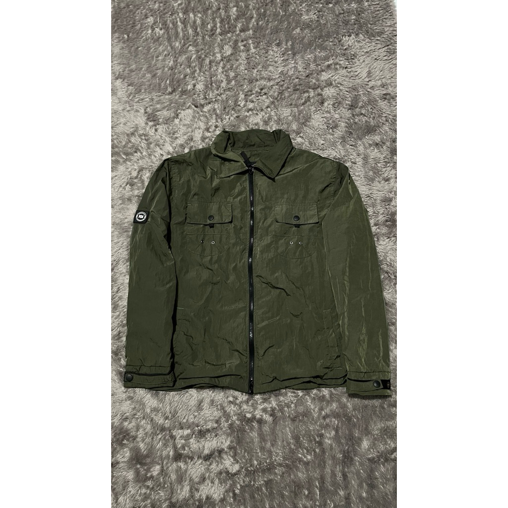 Troubelmaker Connoisseur Olive Overshirt Jacket bbc