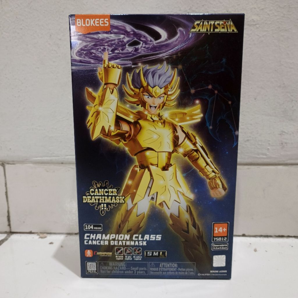 Blokees Saint Seiya Champion Class Cancer Deathmask 75012 - Blokees Figures Cancer Deathmask Saint S