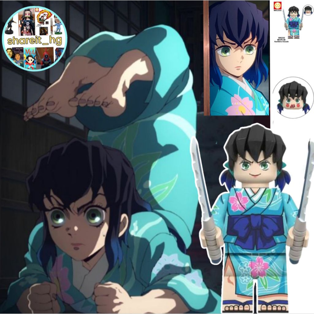 WM Blocks Demon Slayer, Inosuke menyamar menjadi Inoko