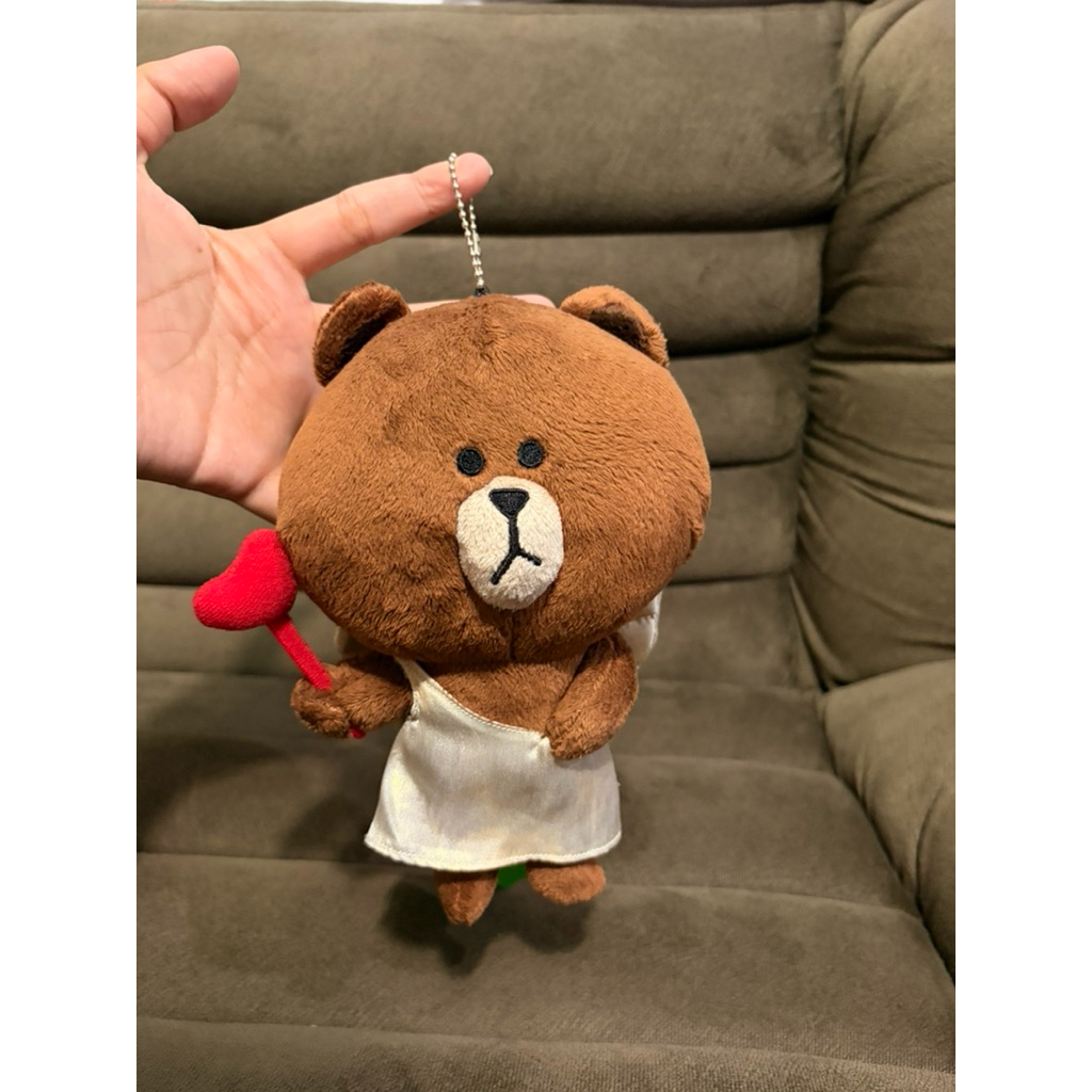 [BARU] Gantungan kunci/tas boneka Brown line sayap newtag original