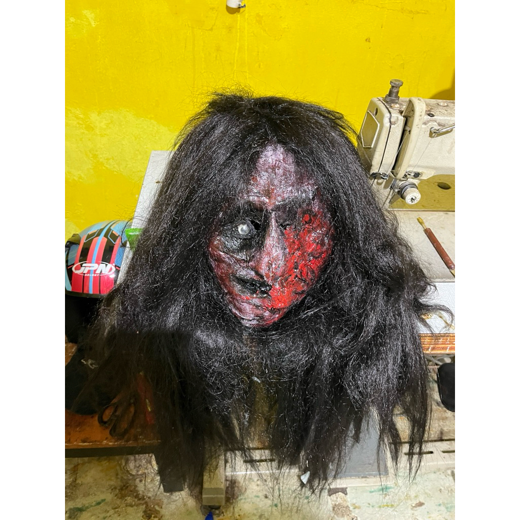 topeng hantu kuntilanak full face