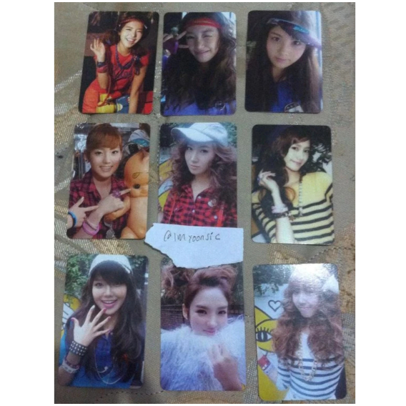 [SATUAN] SNSD PHOTOCARD KOREA JAPAN LENGKAP OFFICIAL SM KORLIC JAPLIC Genie Gee RDR / Run Devil Run 