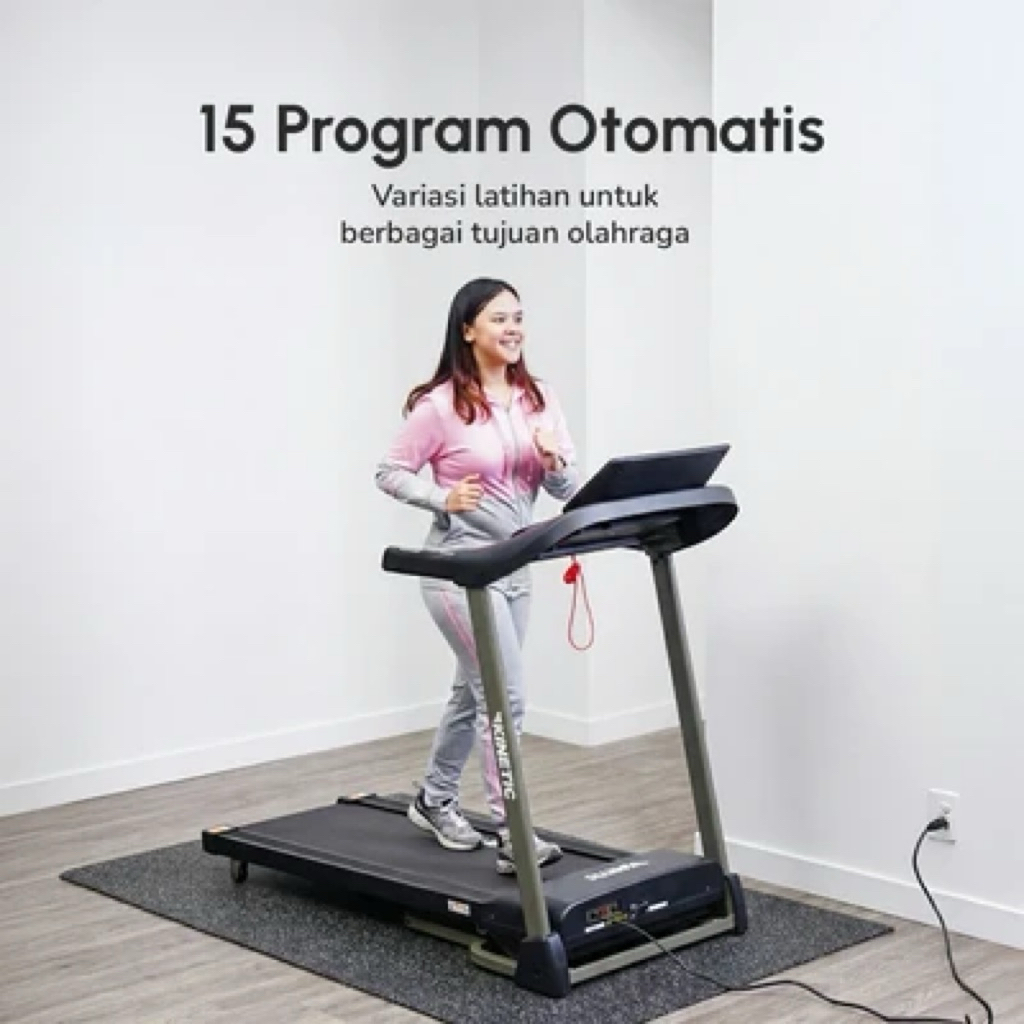 Kinetic Motorized Smart Treadmill 1.25 Hp 12p