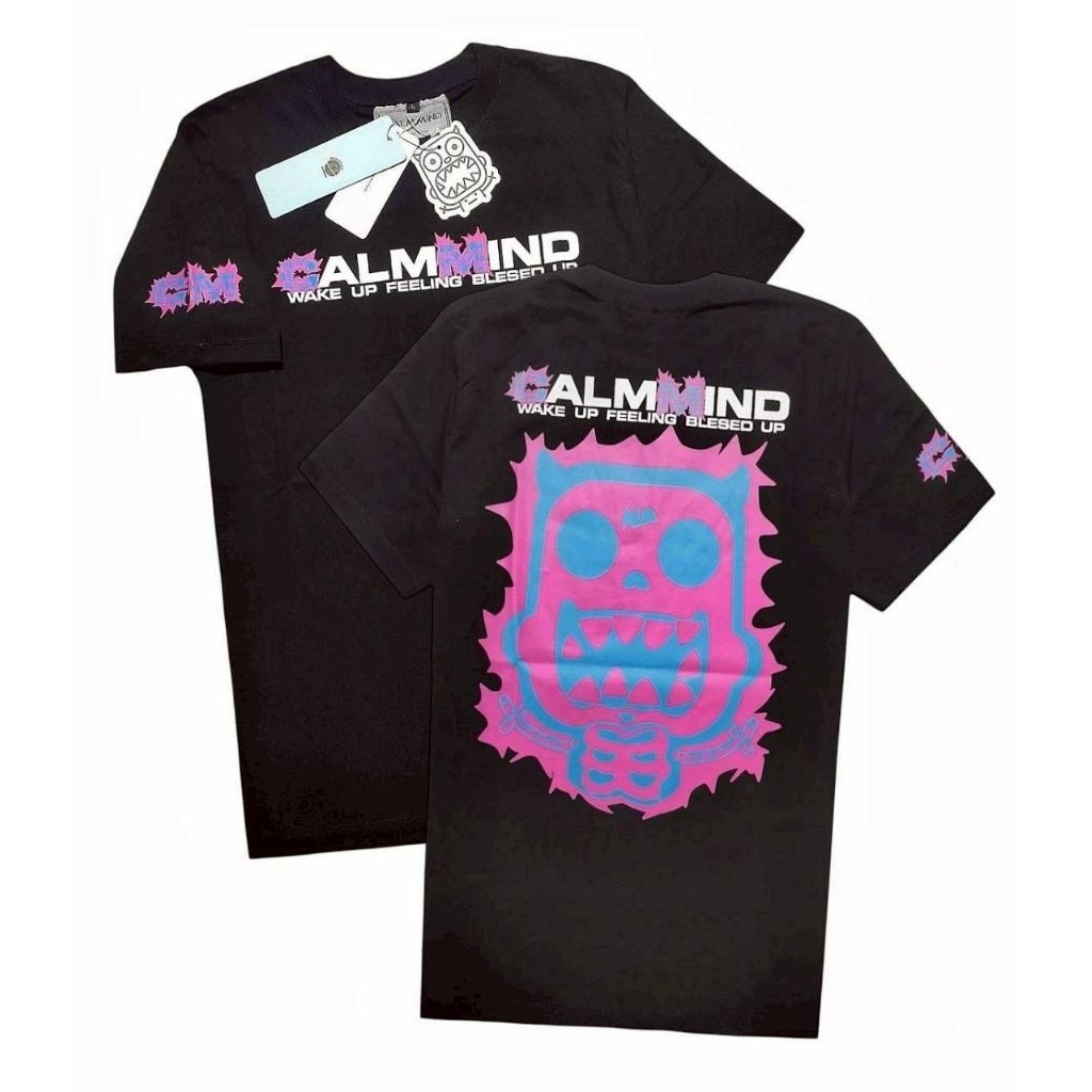 BAJU KAOS PRIA DISTRO PREMIUM BRANDED CALMIND KATUN TEBAL LEMBUT FULL TAG