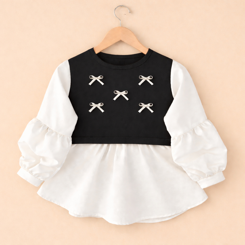 Vita Multiwarna - Atasan Anak Perempuan | Blus Anak Kekinian Crinkle Airflow | Atasan Blus | Baju An