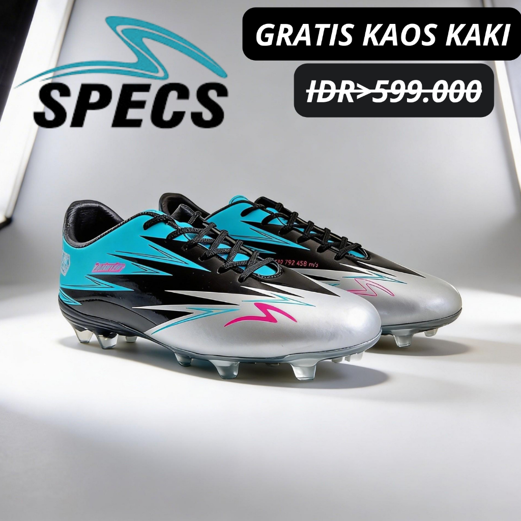 Sepatu Bola Specs Accelerator Lightspeed 3 FG Reborn Diva Pink Free Kaos Kaki