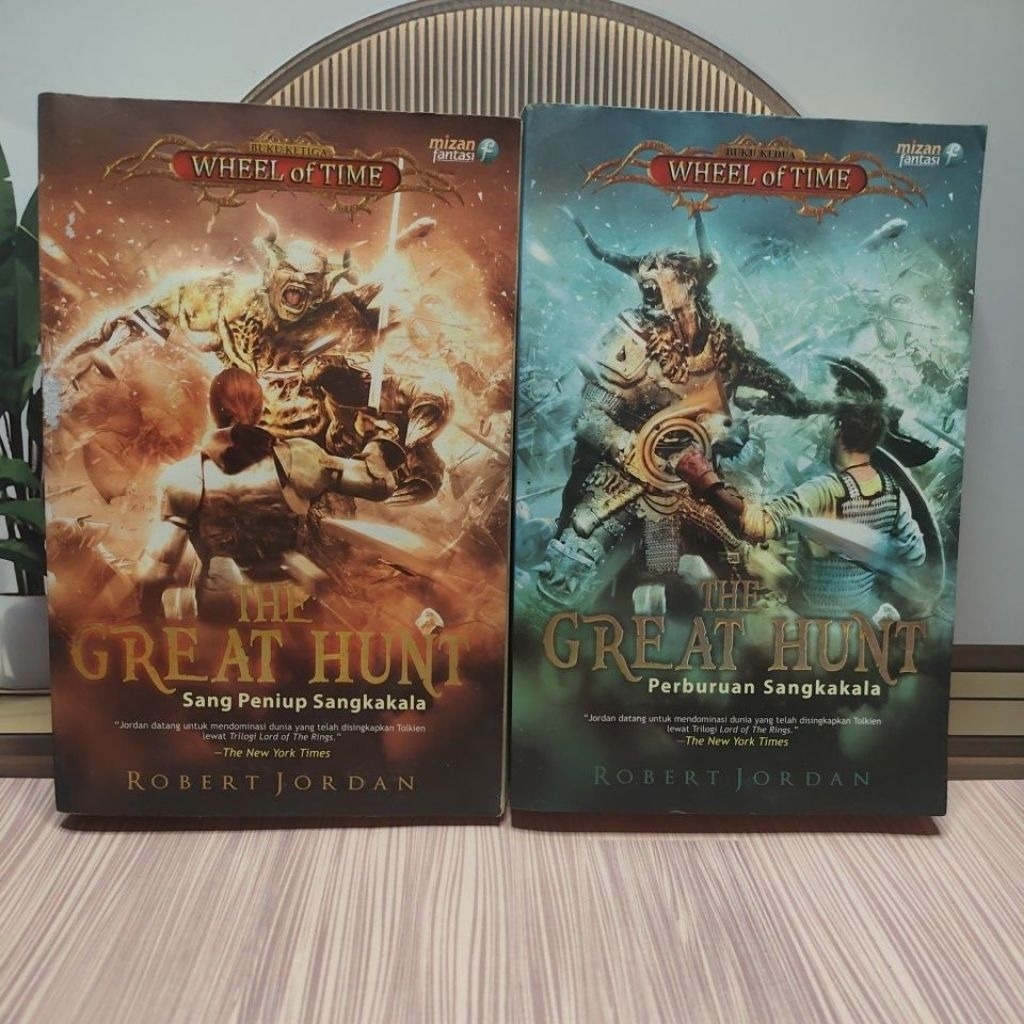 Novel Wheel Of Time eye of the world / sang peniup sangkakala /  perburuan sangkakala by Robert Jord