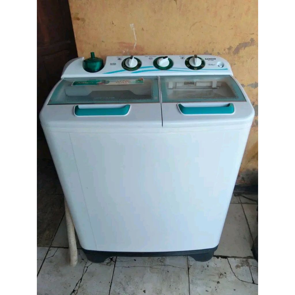 Mesin Cuci Seken Sanken 11Kg Bekas Normal