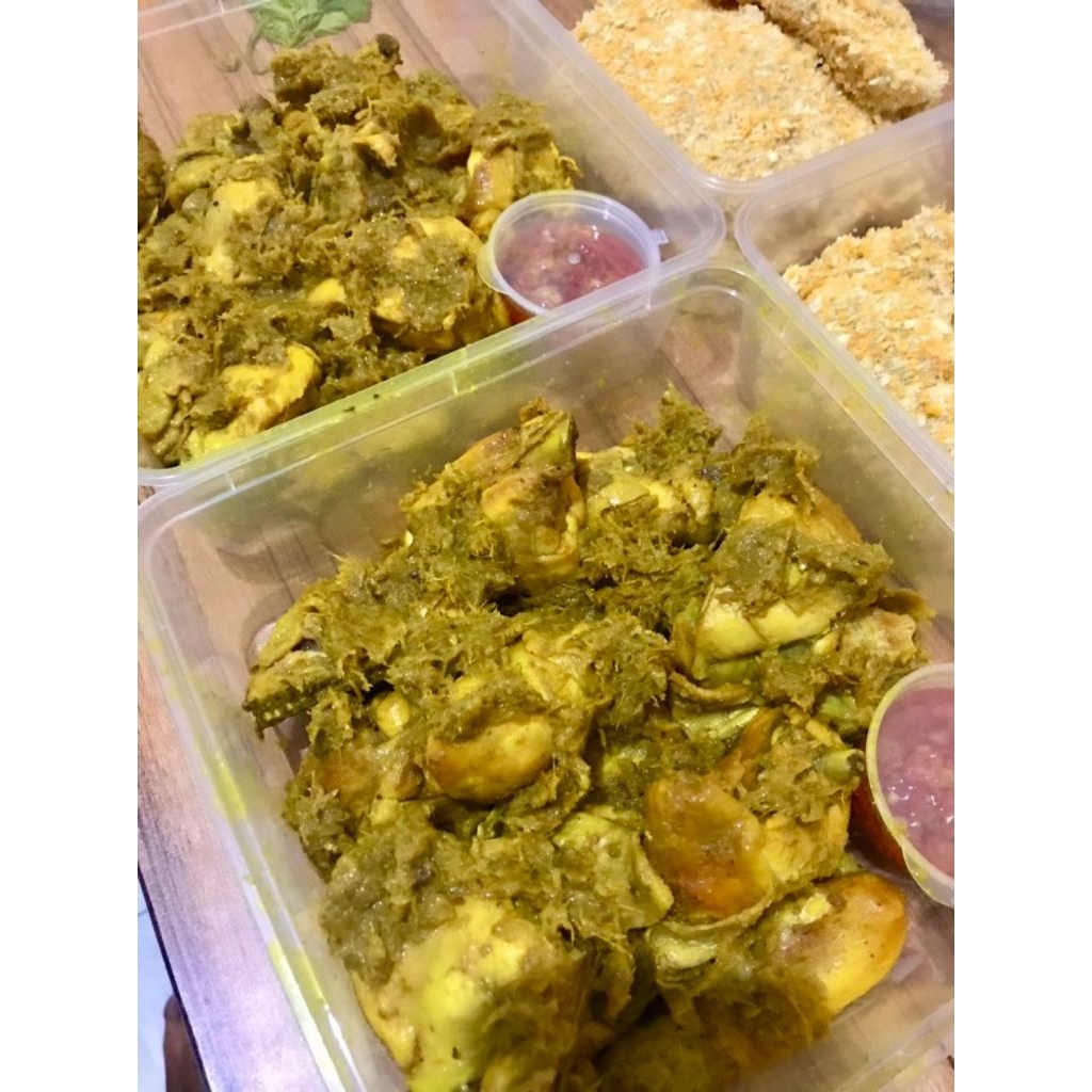 Ayam Ungkep Laos 5 potong Siap Goreng Terlaris Termurah Vacum