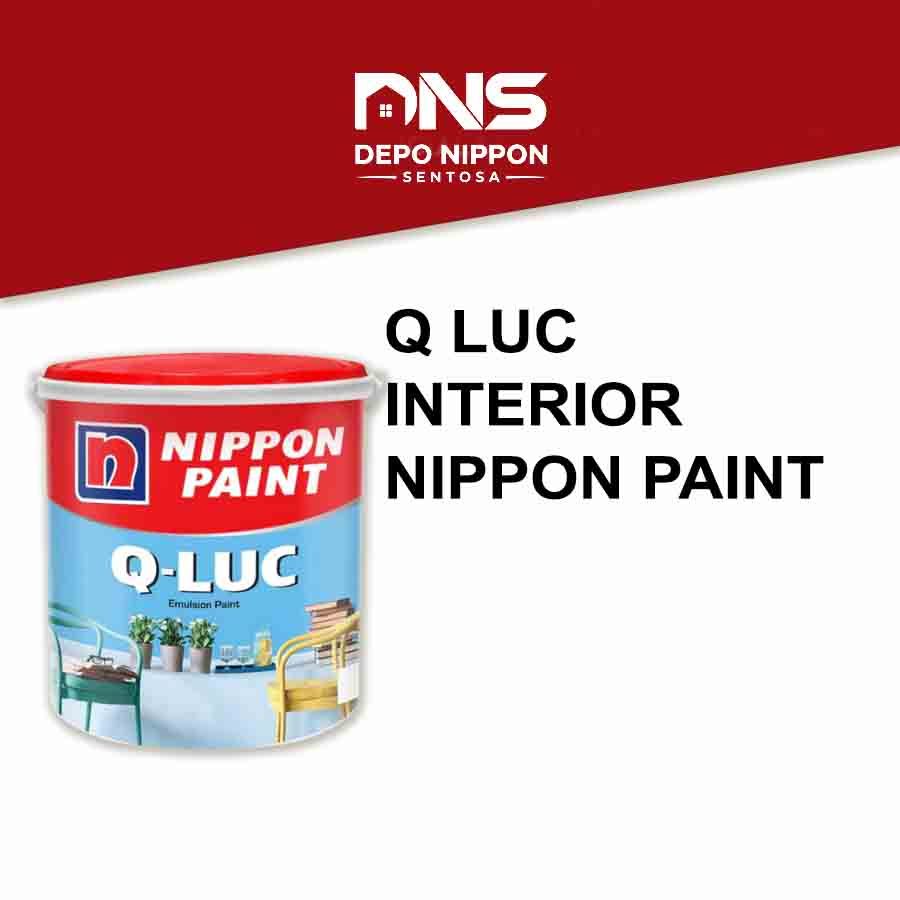 CAT TEMBOK Q LUC NIPPON 5kg QLUC Q-LUC NIPPON PAINT CAT TEMBOK INTERIOR DALAM FREE BUBBLE WRAP